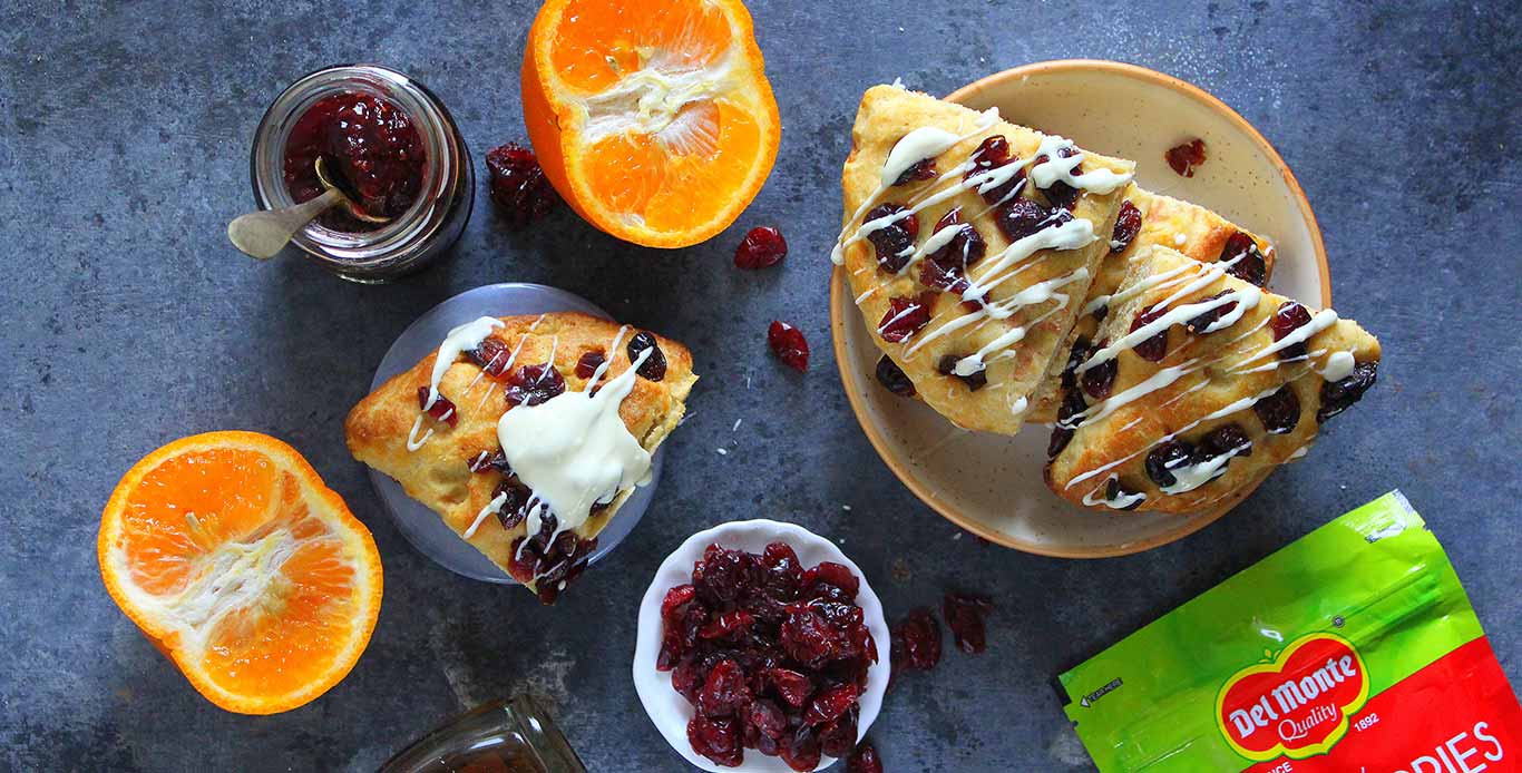 Cranberry Orange Scones 